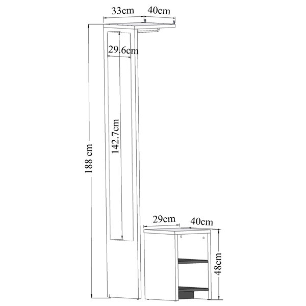 Brayden Studio Garderobe Renard | Wayfair.de